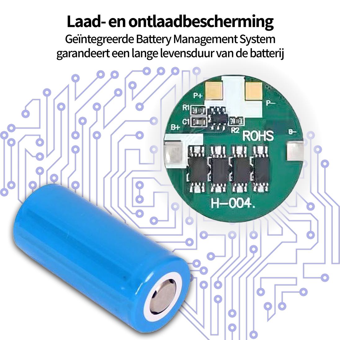 zaklamp battery management system