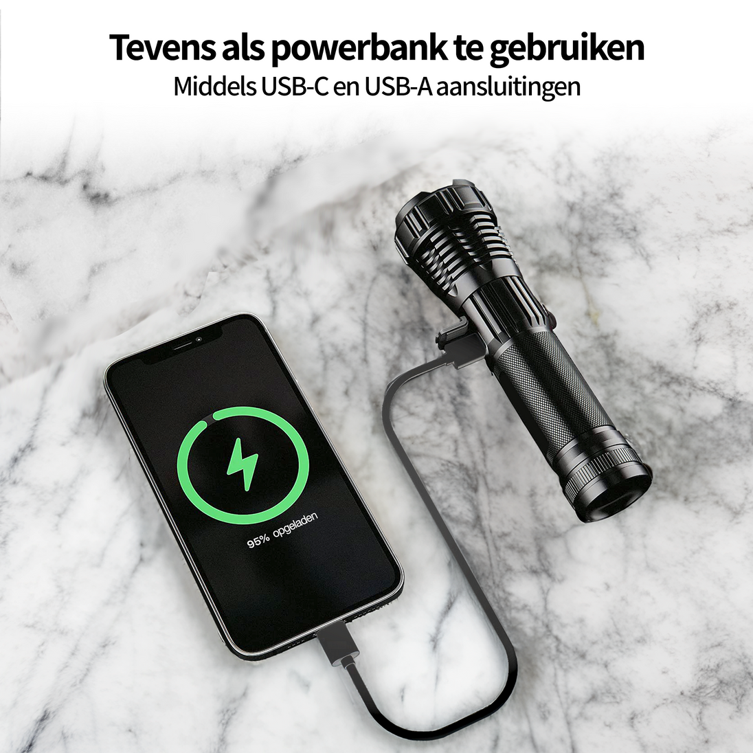 zaklamp powerbank