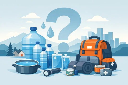Hoeveel liter water voor je noodpakket nodig?