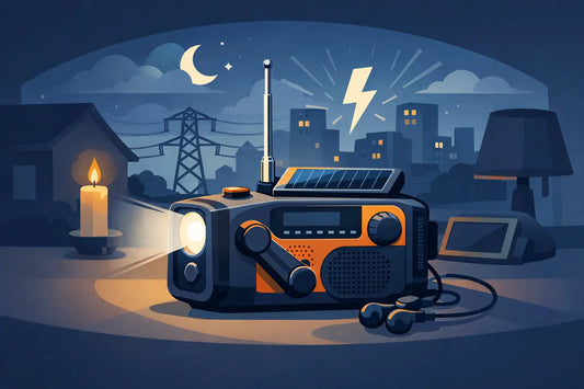 Beste noodradio voor thuis bij stroomuitval