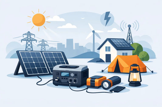 Trends draagbare zonnepanelen voor noodstroom