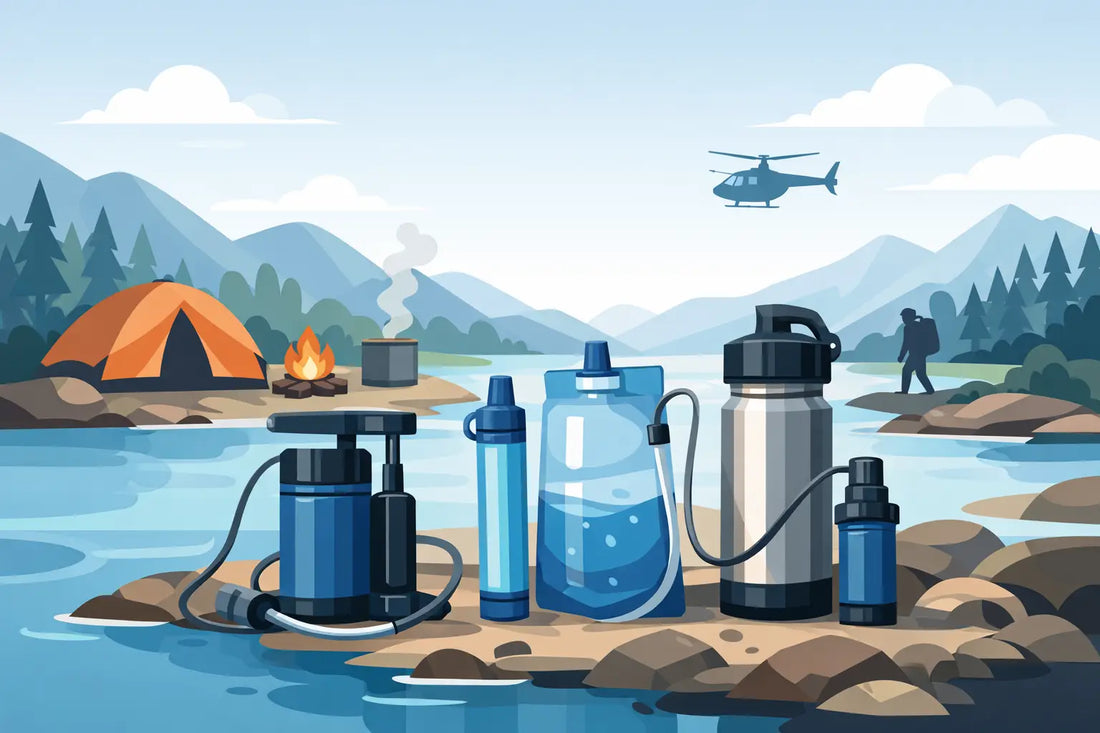 Welke waterfilter voor noodsituaties?