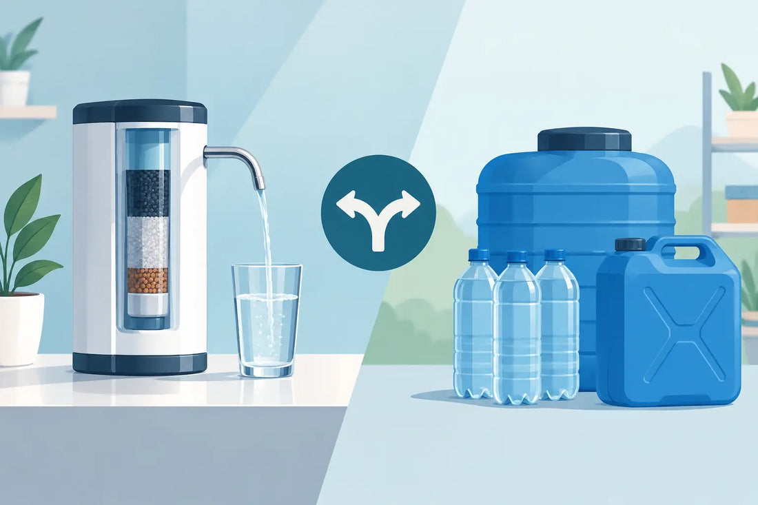 Waterfilter of noodwatervoorraad: wat kiest u?