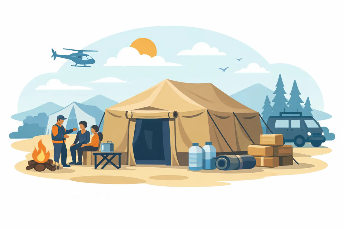 Een survival tent voor noodopvang kiezen