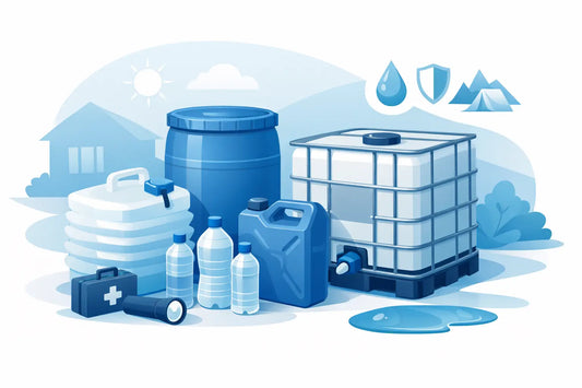 Beste watercontainers voor noodopslag kiezen