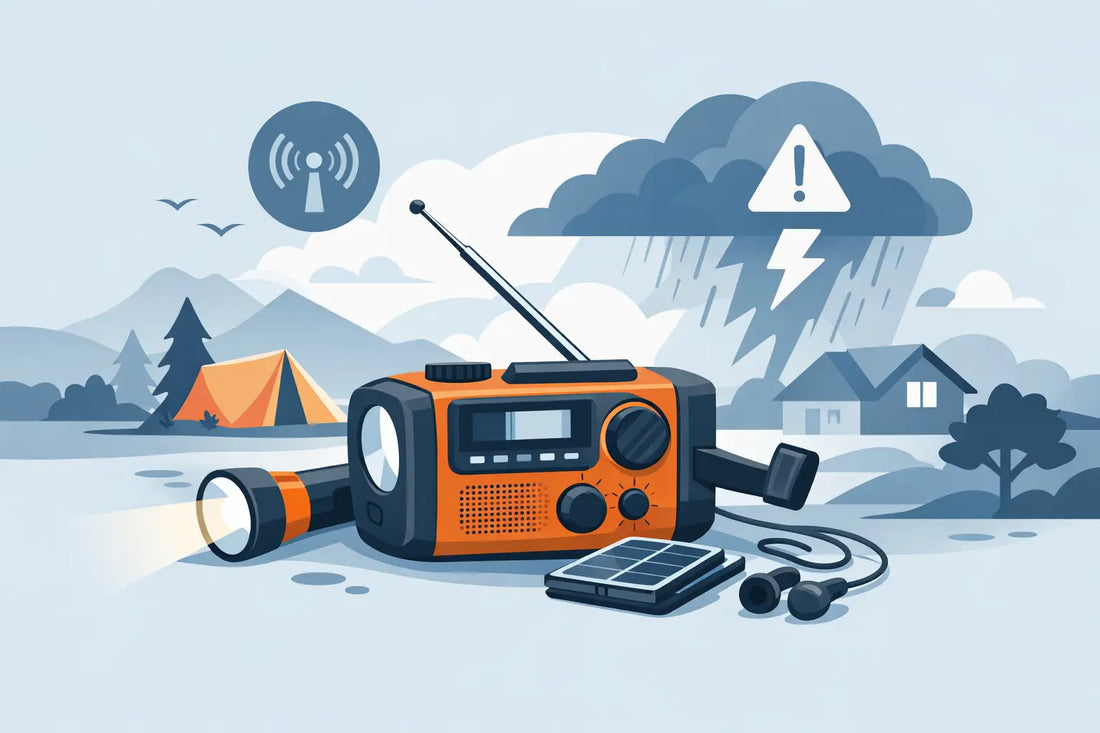 Beste handcrank radio noodsituatie kiezen