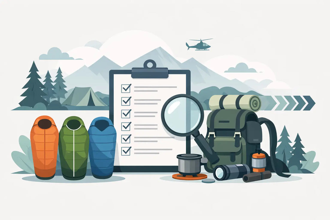 Beste slaapzak voor bugout kiezen in 7 stappen
