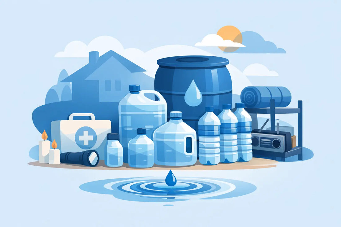 Water opslaan voor noodgevallen thuis