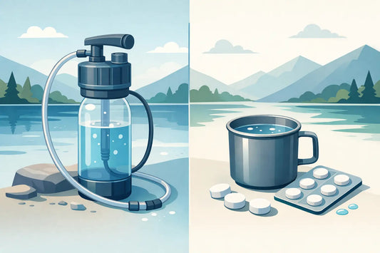 Waterfilter of waterzuiveringstabletten?