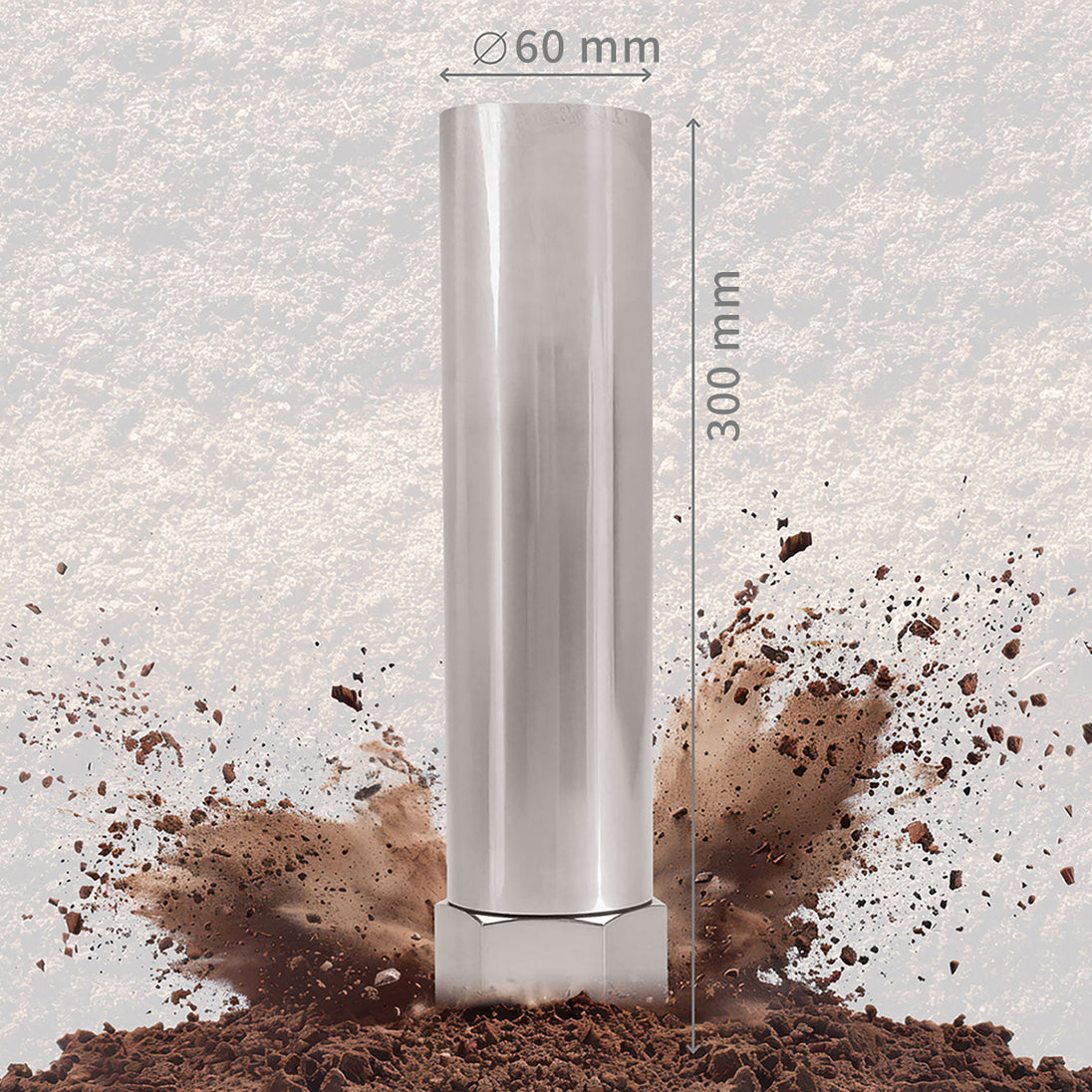 Cache Tubi Stainless Steel Cache Tube - Waterproof Underground