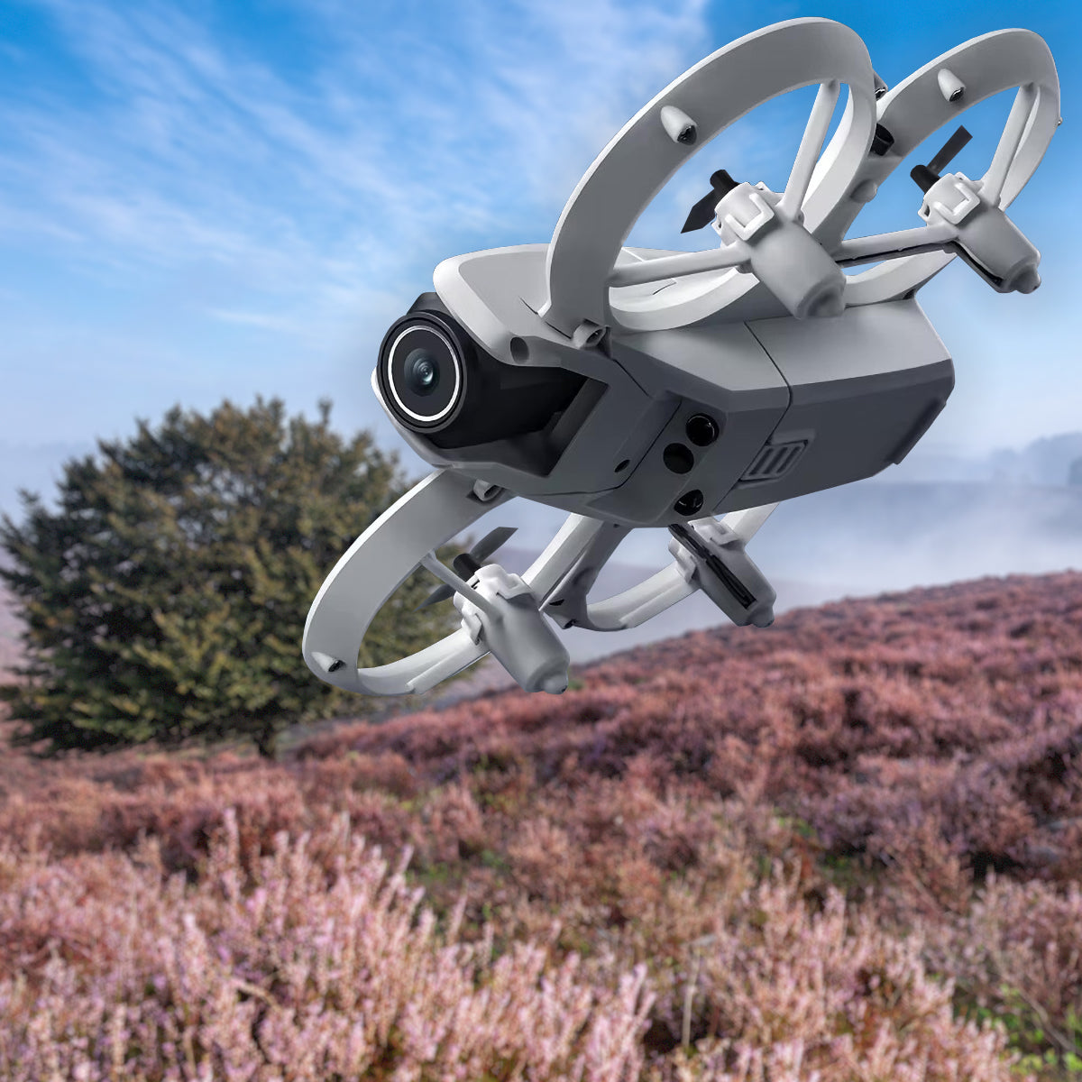 Drone V66 - 4K - HD - WiFi FPV - Obstacle Avoidance - Automatic Takeof
